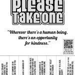 acts of kindness flyer bandw